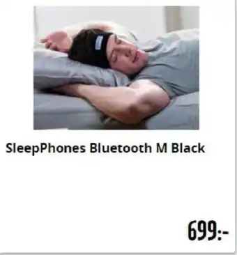 Teknikmagasinet SleepPhones Bluetooth M Black erbjuda