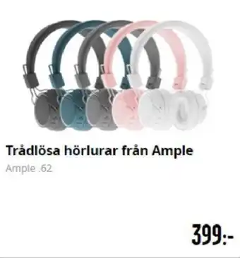 Teknikmagasinet Trådlösa hörlurar från Ample Ample .62 erbjuda