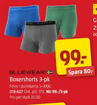 Jula Boxershorts 3-pk erbjuda