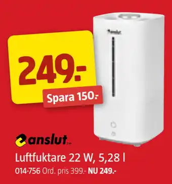 Jula Luftfuktare 22 W, 5,28 l erbjuda