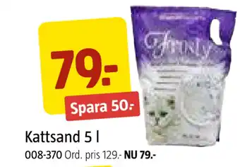 Jula Kattsand 5 l erbjuda