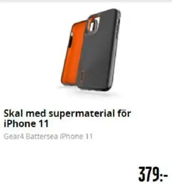 Teknikmagasinet Skal med supermaterial för iPhone 11, Gear4 Battersea iPhone 11 erbjuda