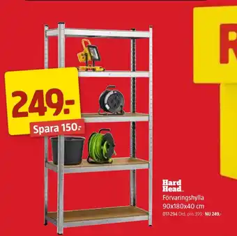 Jula Hard head lagerhyllor erbjuda