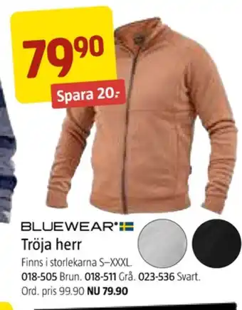 Jula Bluewear arbetsjackor erbjuda