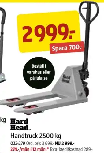 Jula Hard head pallvagn erbjuda