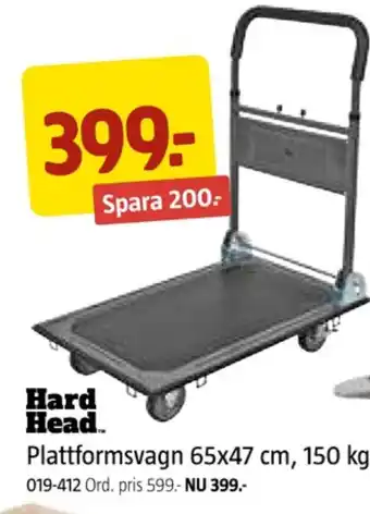 Jula Hard head plattformsvagn erbjuda
