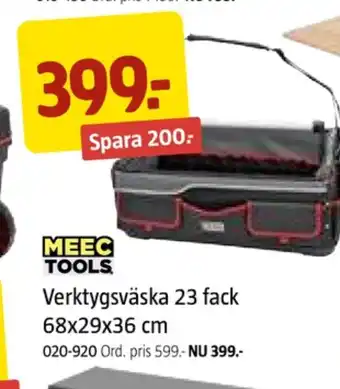 Jula Meec tools verktygsväska erbjuda