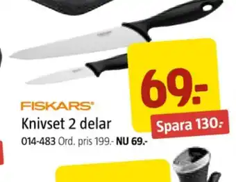 Jula Fiskars knivar erbjuda