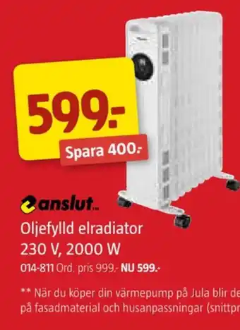 Jula Anslut oljeradiatorer erbjuda