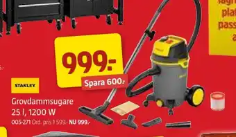 Jula Stanley grovdammsugare erbjuda