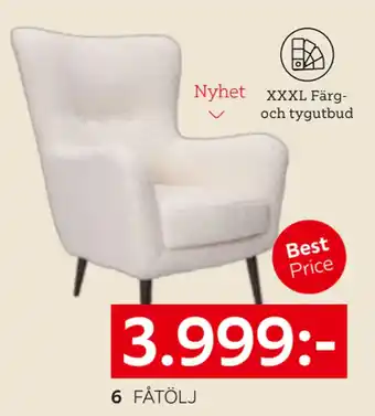 XXXLutz Fåtölj Andersö erbjuda
