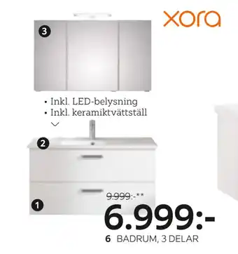 XXXLutz Badrum Tivoli 3 delar erbjuda