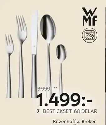 XXXLutz BESTICKSET, 60 DELAR erbjuda