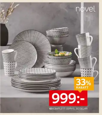 XXXLutz KOMPLETT SERVIS, 30 DELAR erbjuda