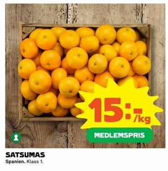 Coop Extra Satsumas erbjuda