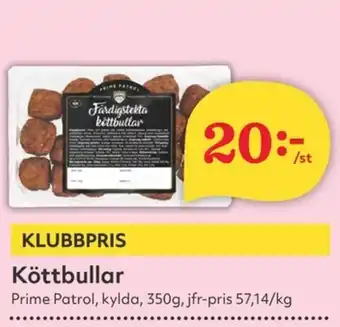 Hemköp Köttbullar erbjuda