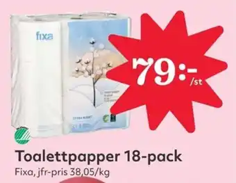 Hemköp Toalettpapper 18-pack erbjuda