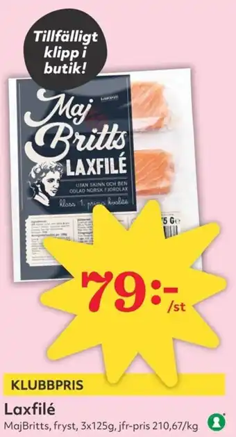 Hemköp Laxfilé erbjuda