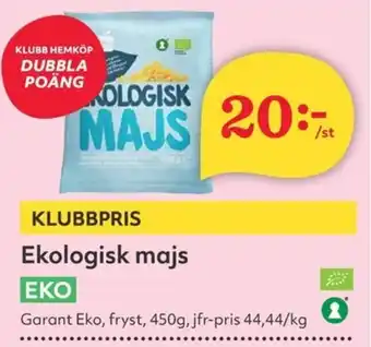 Hemköp Ekologisk majs erbjuda