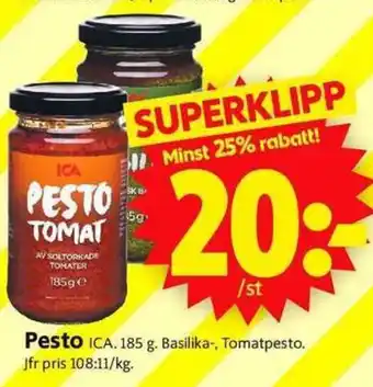 ICA Supermarket Pesto erbjuda