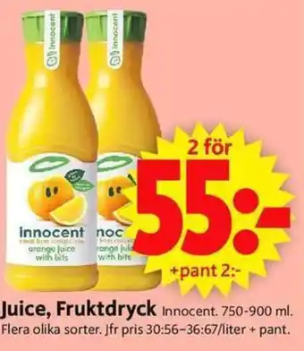 Juice, Fruktdryck