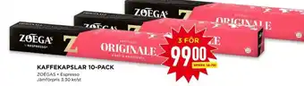 Willys KAFFEKAPSLAR 10-PACK erbjuda