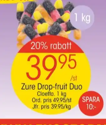 EKO Cloetta lösviktsgodis erbjuda