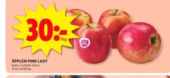 ICA Kvantum Pink lady äpplen erbjuda