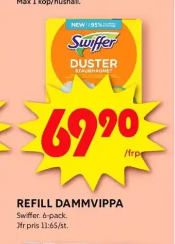 ICA Kvantum Swiffer dammvippa erbjuda
