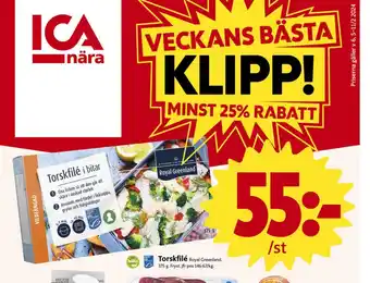 ICA Nära Royal greenland torskfilé erbjuda