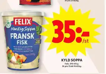 ICA Maxi Felix soppor erbjuda