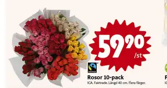 ICA Nära Ica blommor erbjuda