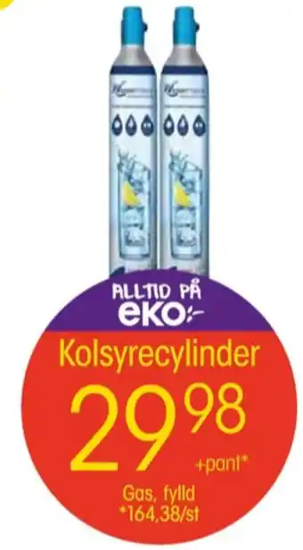 EKO Wassermaxx kolsyrepatron erbjuda