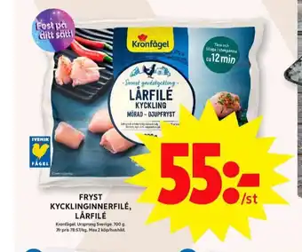 ICA Maxi Kronfågel kycklinginnerfilé erbjuda