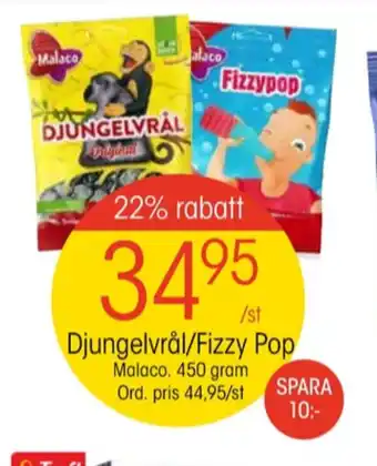 EKO Djungelvrål godispåsar erbjuda