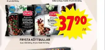 ICA Maxi Scan köttbullar erbjuda