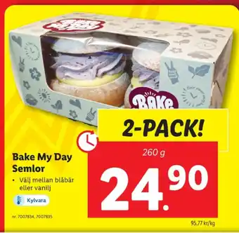 Lidl Bake my day butiksbakat kaffebröd erbjuda