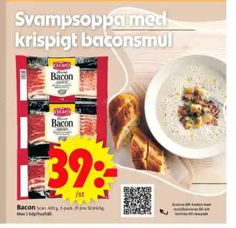 ICA Supermarket Scan baconskivor erbjuda