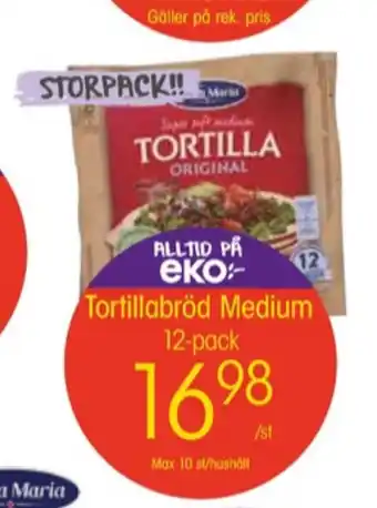 EKO Santa maria tortillas erbjuda