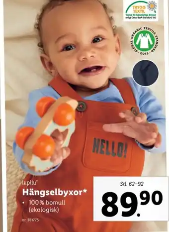 Lidl Lupilu byxor erbjuda