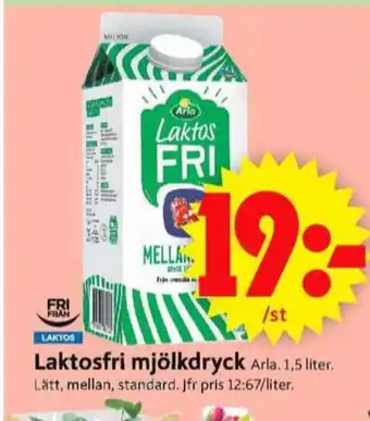 ICA Supermarket Arla lättmjölk erbjuda