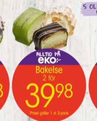 EKO Eko butiksbakat kaffebröd erbjuda