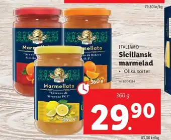 Lidl Italiamo marmelad erbjuda