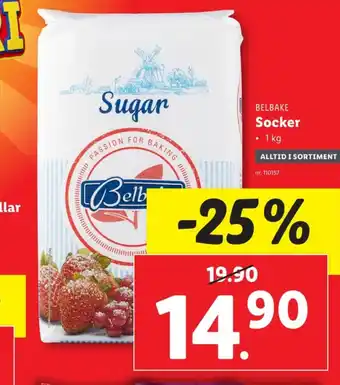 Lidl Belbake strösocker erbjuda