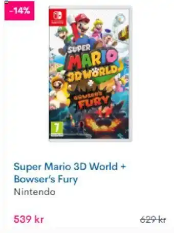 CDON Super Mario 3D World + Bowser's Fury, Nintendo erbjuda