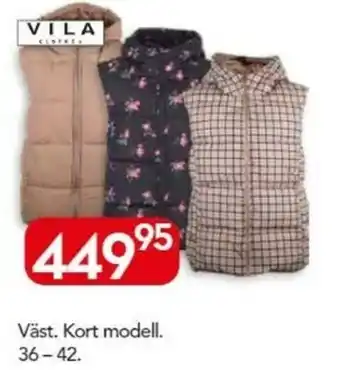 Väst Kort Modell