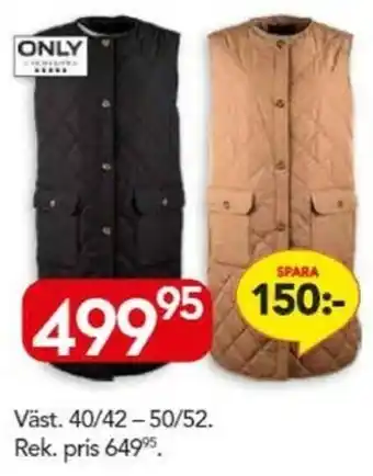 Bo Ohlsson Väst 40/42 - 50/52 erbjuda