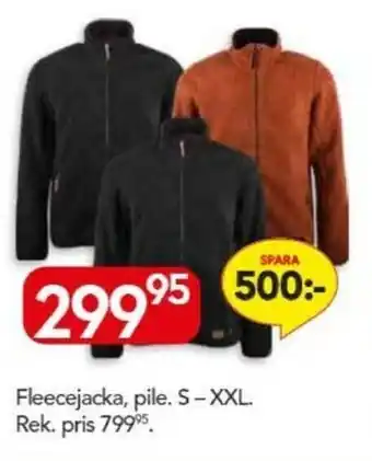 Bo Ohlsson Fleecejacka, pile S-XXL erbjuda