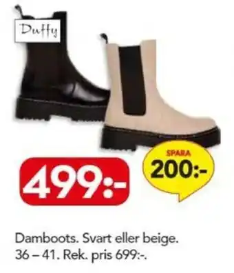 Bo Ohlsson Duffy Damboots 36-41 erbjuda