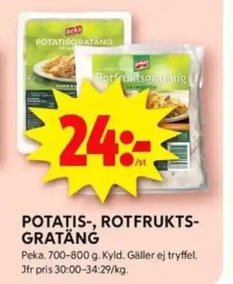 ICA Kvantum POTATIS-, ROTFRUKTS-GRATÄNG erbjuda